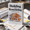 Building and Remodeling by Charles Wallace on an architect desk with house blueprints