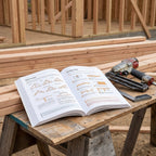 Open book showing Roof Trusses and Framing a Floor pages