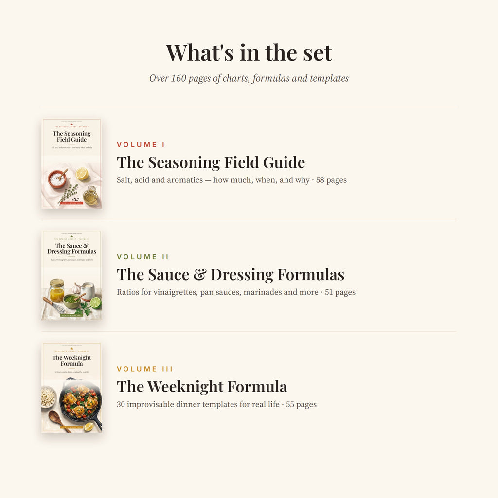 What's in the Kitchen Library set