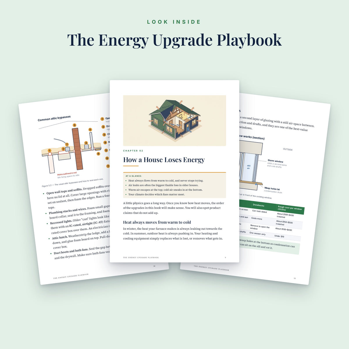 Inside pages of The Energy Upgrade Playbook